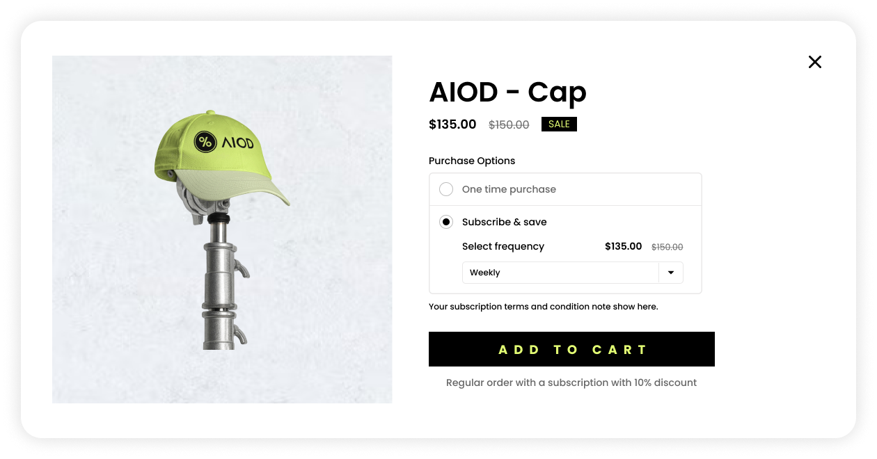Subscription discounts